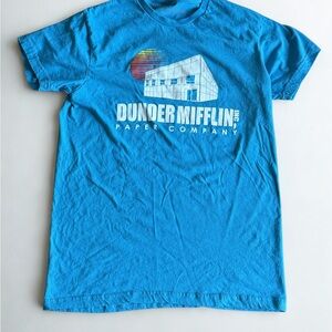 Blue Graphic Tee The Office Size M
